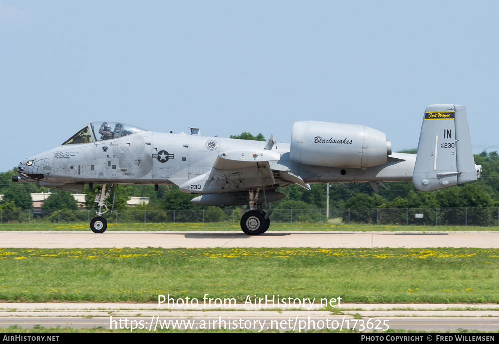 Aircraft Photo of 80-0230 / AF80-230 | Fairchild A-10C Thunderbolt II | USA - Air Force | AirHistory.net #173625