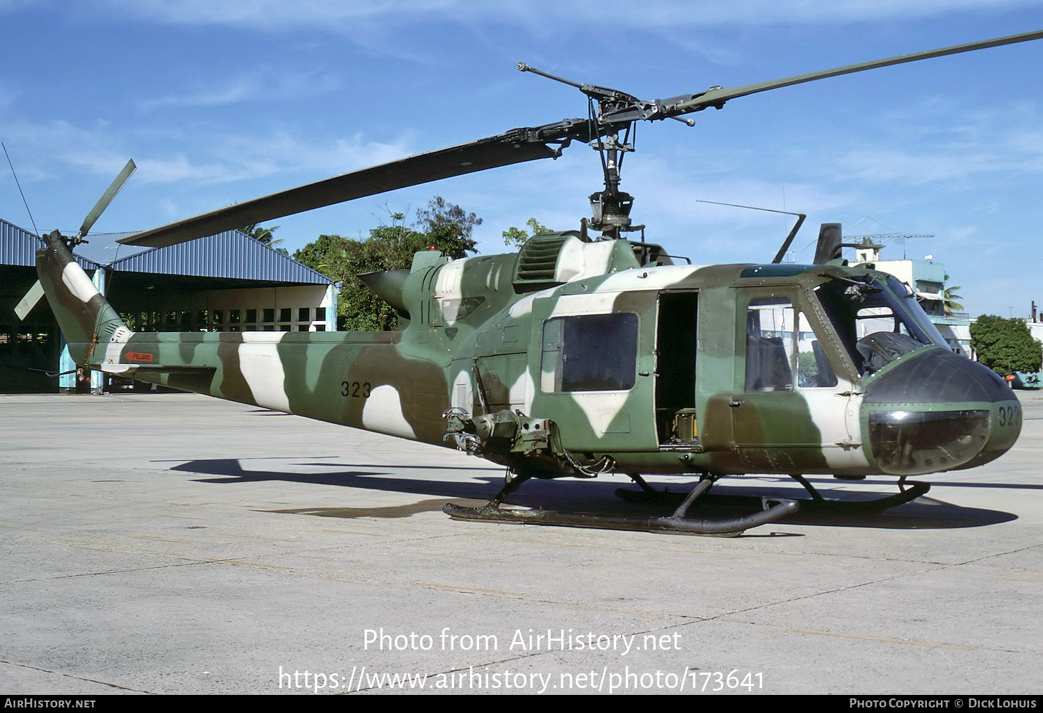 Aircraft Photo of 323 | Bell UH-1M Iroquois | El Salvador - Air Force ...