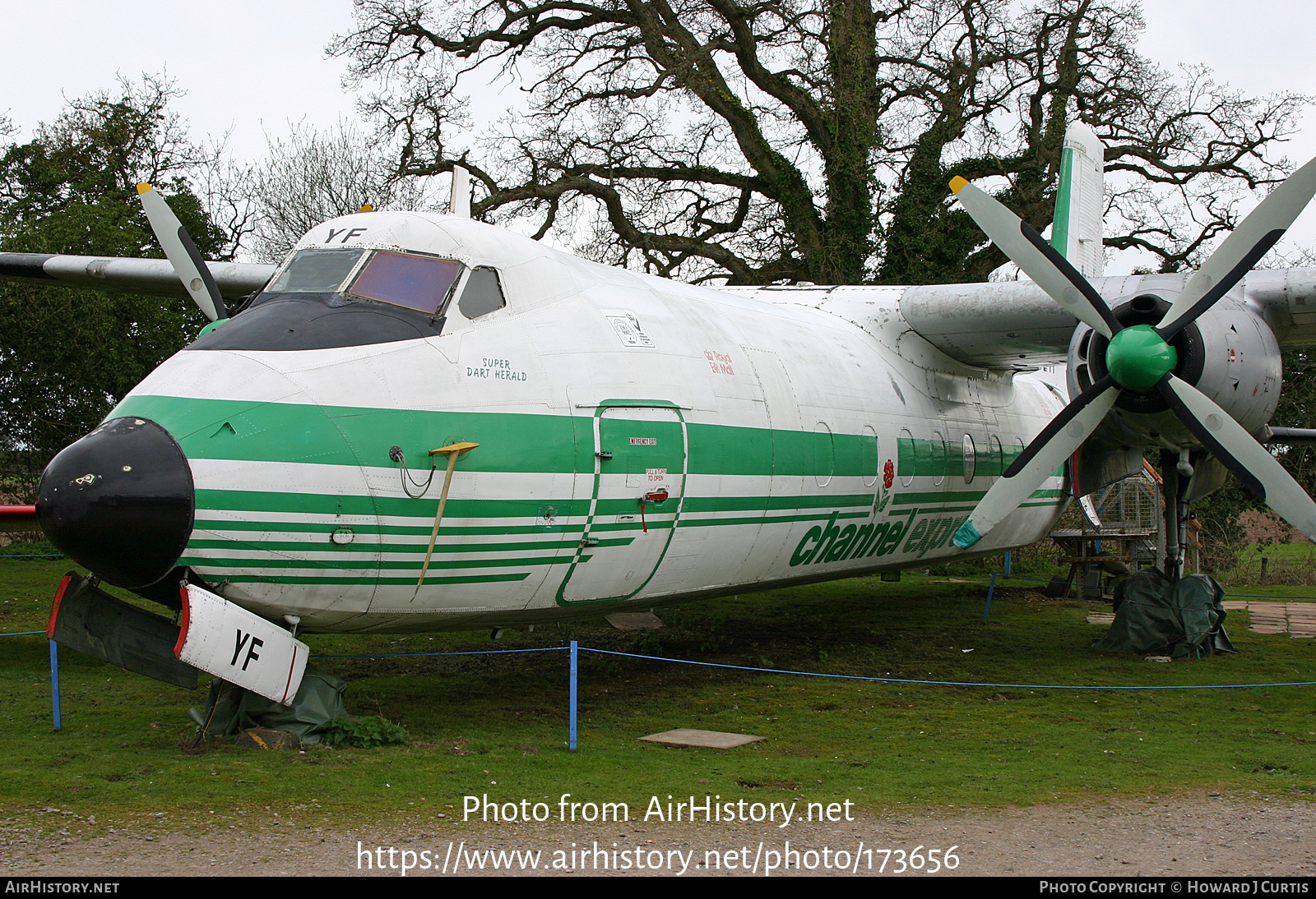 Aircraft Photo of G-BEYF | Handley Page HPR-7 Herald 401 | Channel Express | AirHistory.net #173656