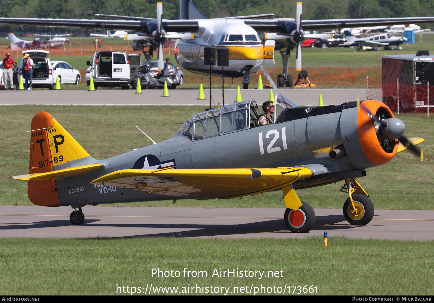 Aircraft Photo of N5488V / 51789 | North American SNJ-5 Texan | USA - Navy | AirHistory.net #173661