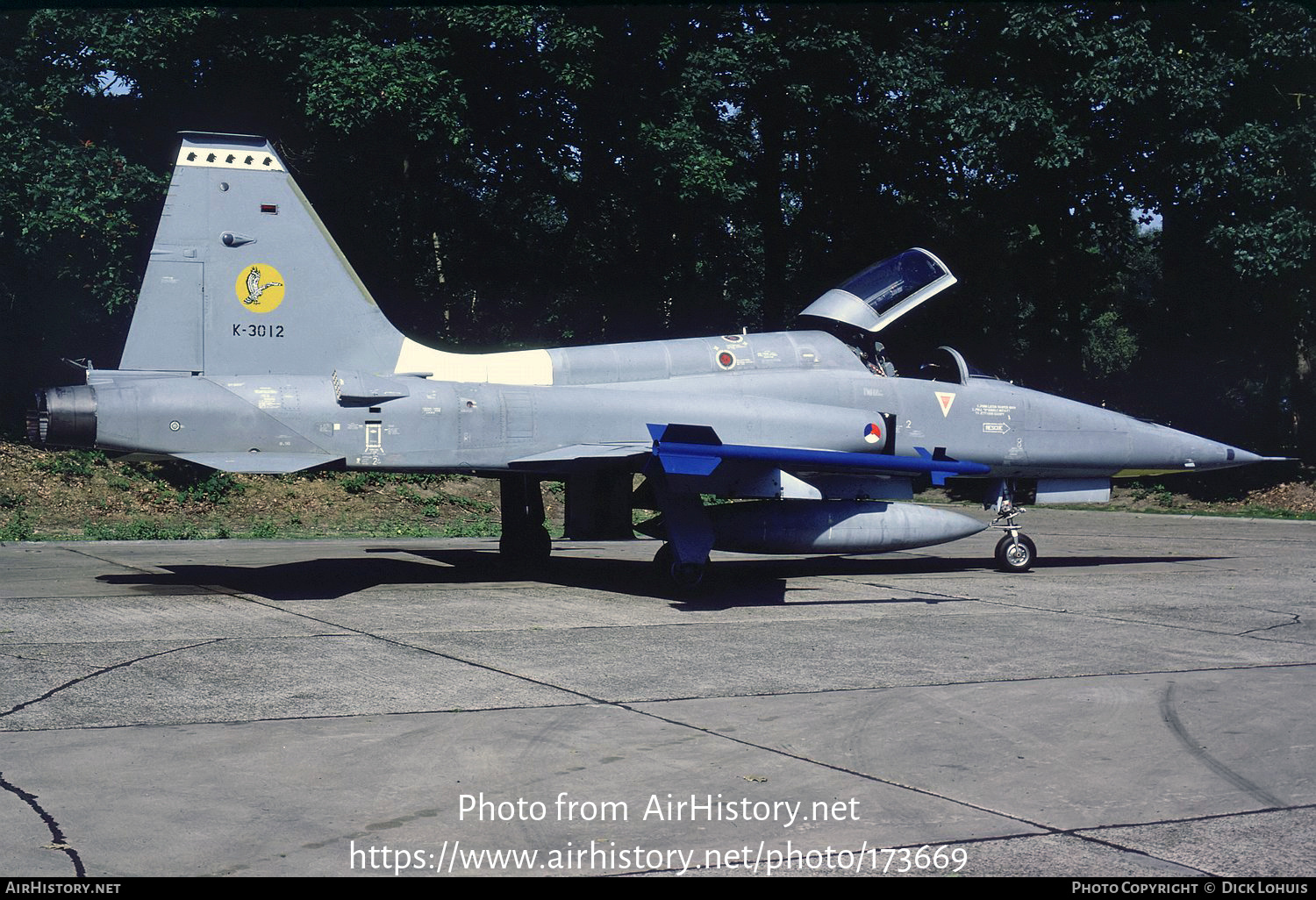 Aircraft Photo of K-3012 | Canadair NF-5A | Netherlands - Air Force | AirHistory.net #173669