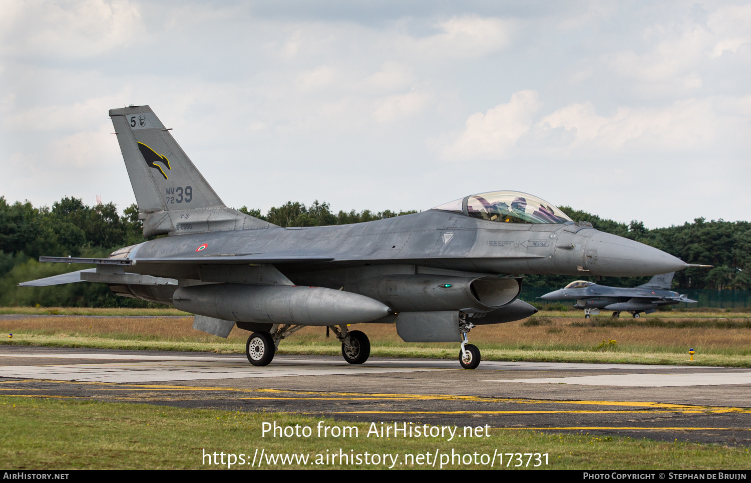 Aircraft Photo of MM7239 / 81-0680 | General Dynamics F-16A/ADF Fighting Falcon | Italy - Air Force | AirHistory.net #173731