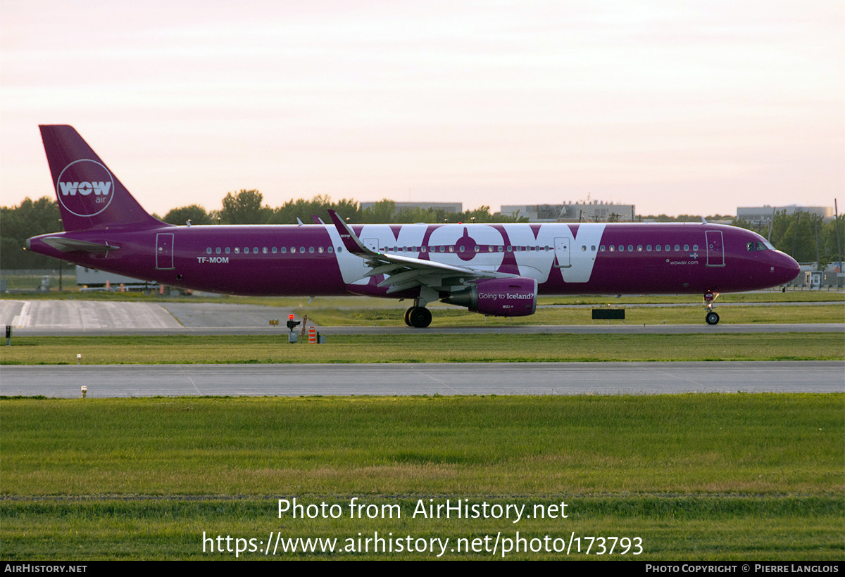 Aircraft Photo of TF-MOM | Airbus A321-211 | WOW Air | AirHistory.net #173793