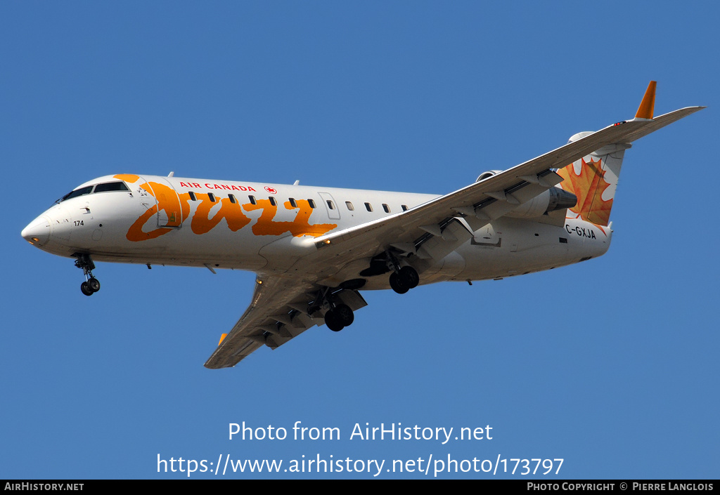 Aircraft Photo of C-GXJA | Bombardier CRJ-200ER (CL-600-2B19) | Air Canada Jazz | AirHistory.net #173797