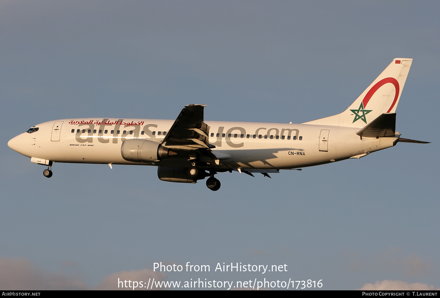 Aircraft Photo of CN-RNA | Boeing 737-4B6 | Atlas Blue | AirHistory.net #173816