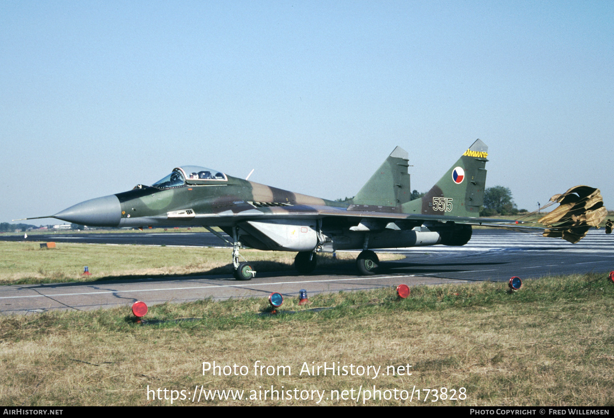 Aircraft Photo of 5515 | Mikoyan-Gurevich MiG-29... | Czechoslovakia - Air Force | AirHistory.net #173828