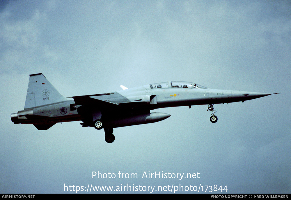 Aircraft Photo of 855 | Northrop F-5F Tiger II | Singapore - Air Force | AirHistory.net #173844