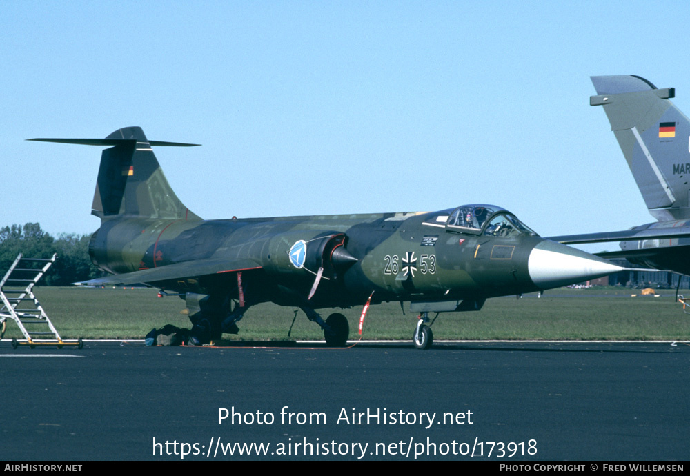 Aircraft Photo of 2653 | Lockheed F-104G Starfighter | Germany - Air Force | AirHistory.net #173918