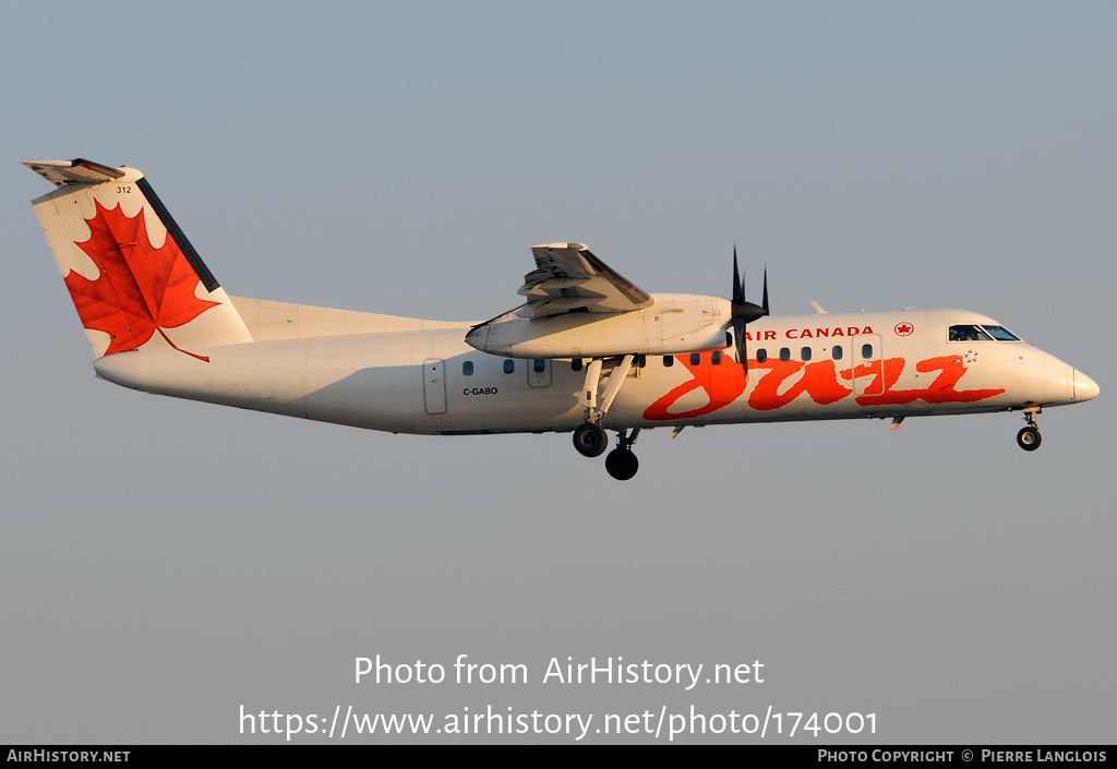 Aircraft Photo of C-GABO | De Havilland Canada DHC-8-311Q Dash 8 | Air Canada Jazz | AirHistory.net #174001