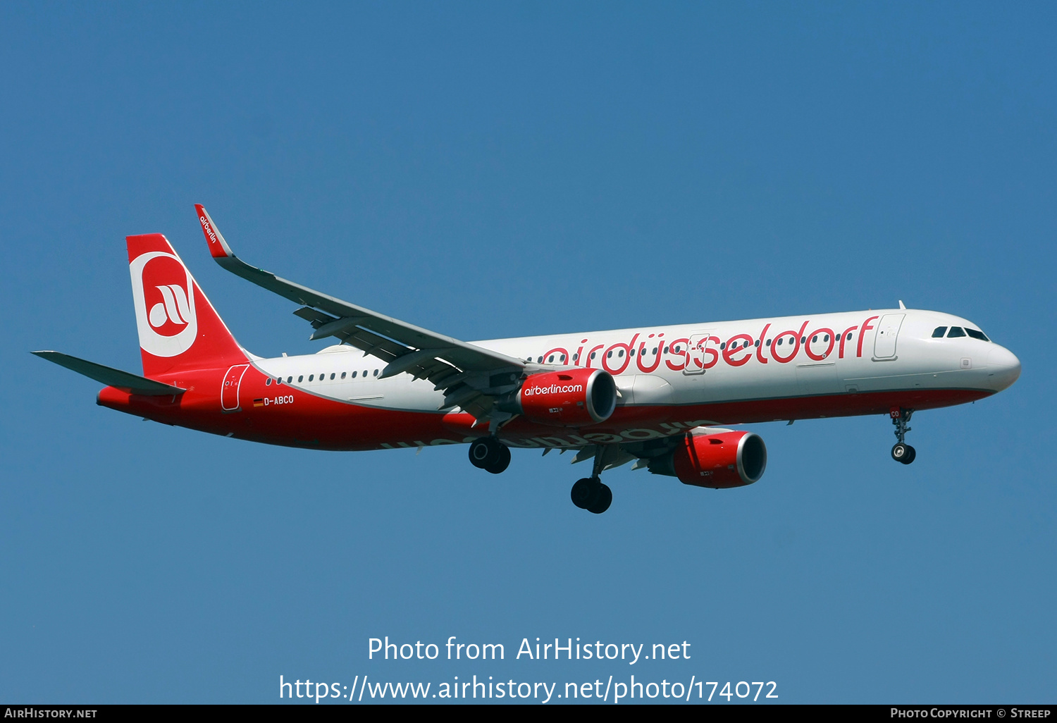 Aircraft Photo of D-ABCO | Airbus A321-211 | Air Berlin | AirHistory.net #174072