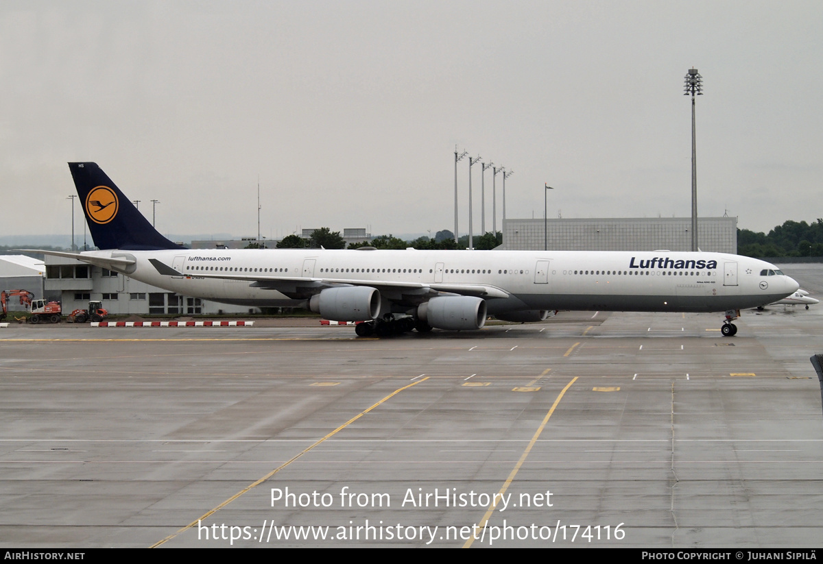 Aircraft Photo of D-AIHS | Airbus A340-642 | Lufthansa | AirHistory.net #174116