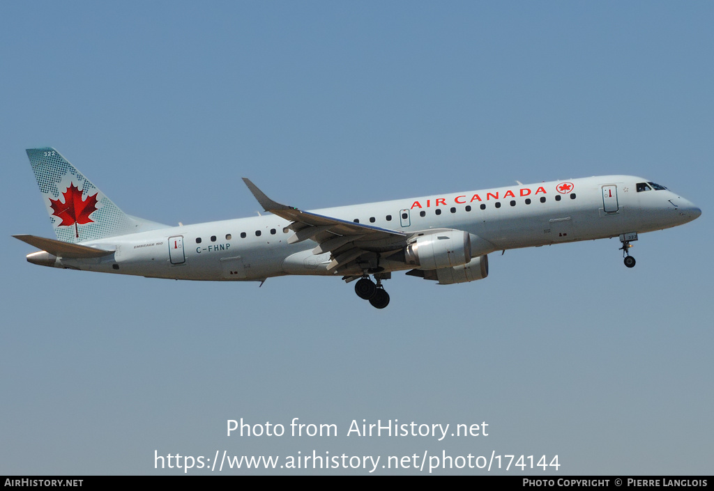 Aircraft Photo of C-FHNP | Embraer 190AR (ERJ-190-100IGW) | Air Canada | AirHistory.net #174144