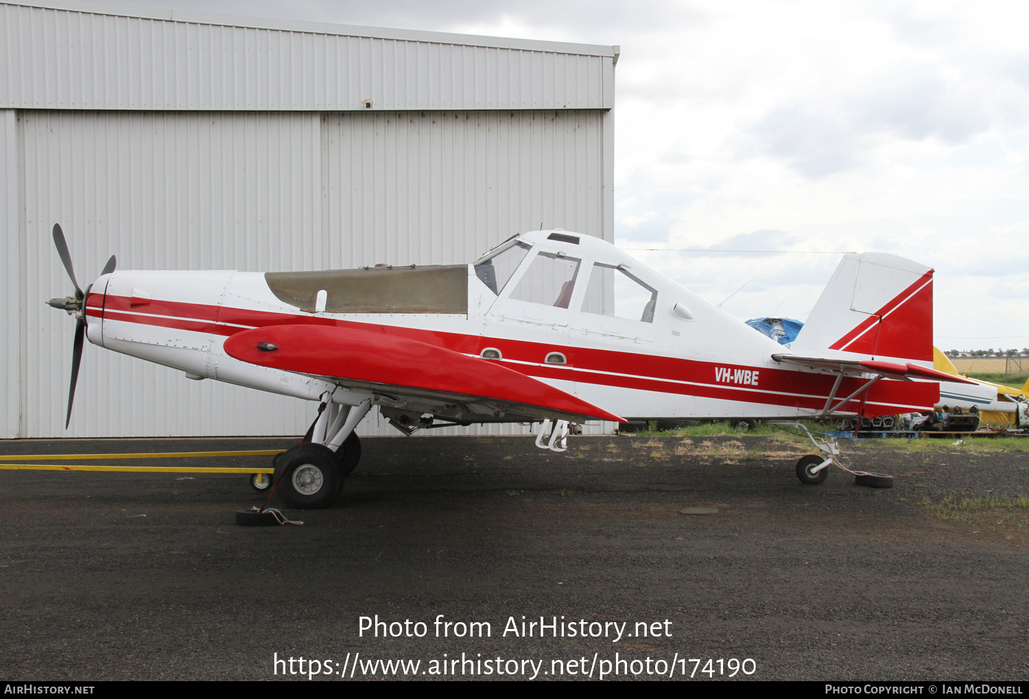 Aircraft Photo of VH-WBE | Ayres S2R-T15 Turbo Thrush | AirHistory.net #174190