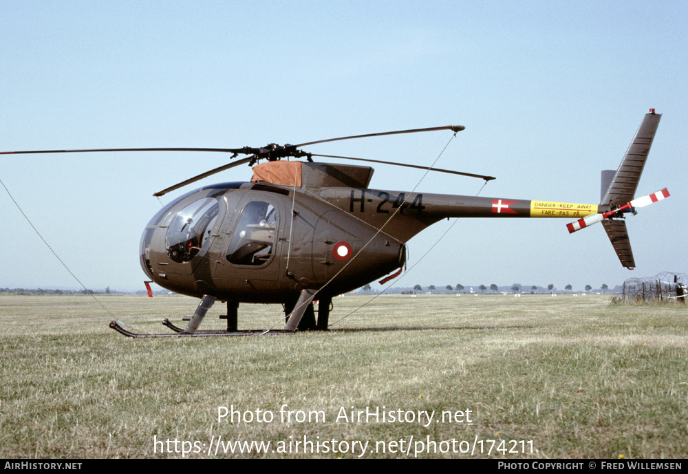 Aircraft Photo of H-244 | Hughes 500M (369HM) | Denmark - Army | AirHistory.net #174211