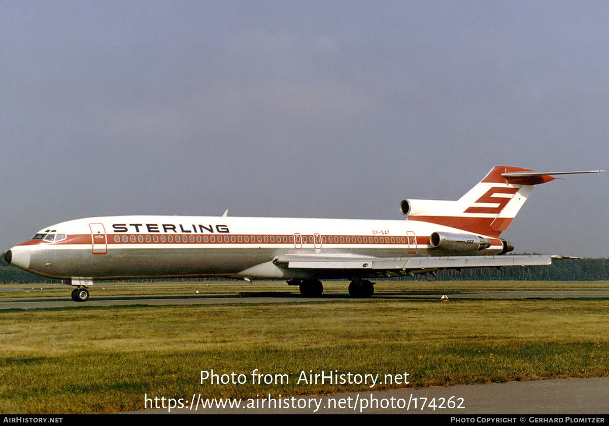 Aircraft Photo of OY-SAT | Boeing 727-2J4/Adv | Sterling Airways | AirHistory.net #174262