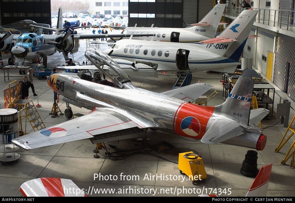 Aircraft Photo of M-50 | Lockheed T-33A | Netherlands - Air Force | AirHistory.net #174345