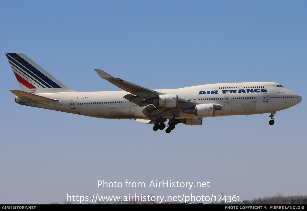 Aircraft Photo of F-GEXB | Boeing 747-4B3M | Air France | AirHistory.net #174361