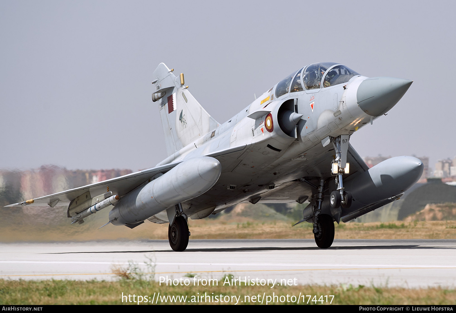 Aircraft Photo of QA87 | Dassault Mirage 2000-5DDA | Qatar - Air Force | AirHistory.net #174417