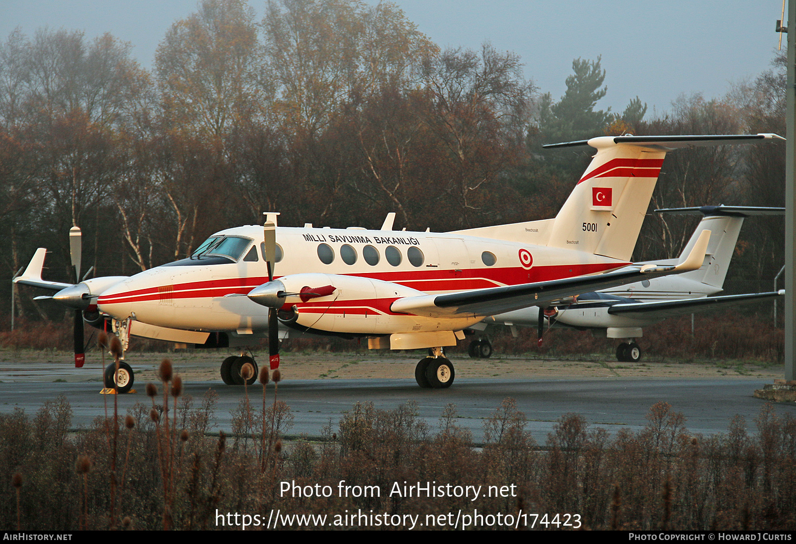 Aircraft Photo of 5001 | Beech B200 Super King Air | Turkey - Army | AirHistory.net #174423