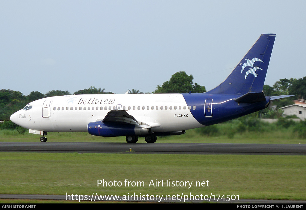 Aircraft Photo of F-GHXK | Boeing 737-2A1/Adv | Bellview Airlines | AirHistory.net #174501