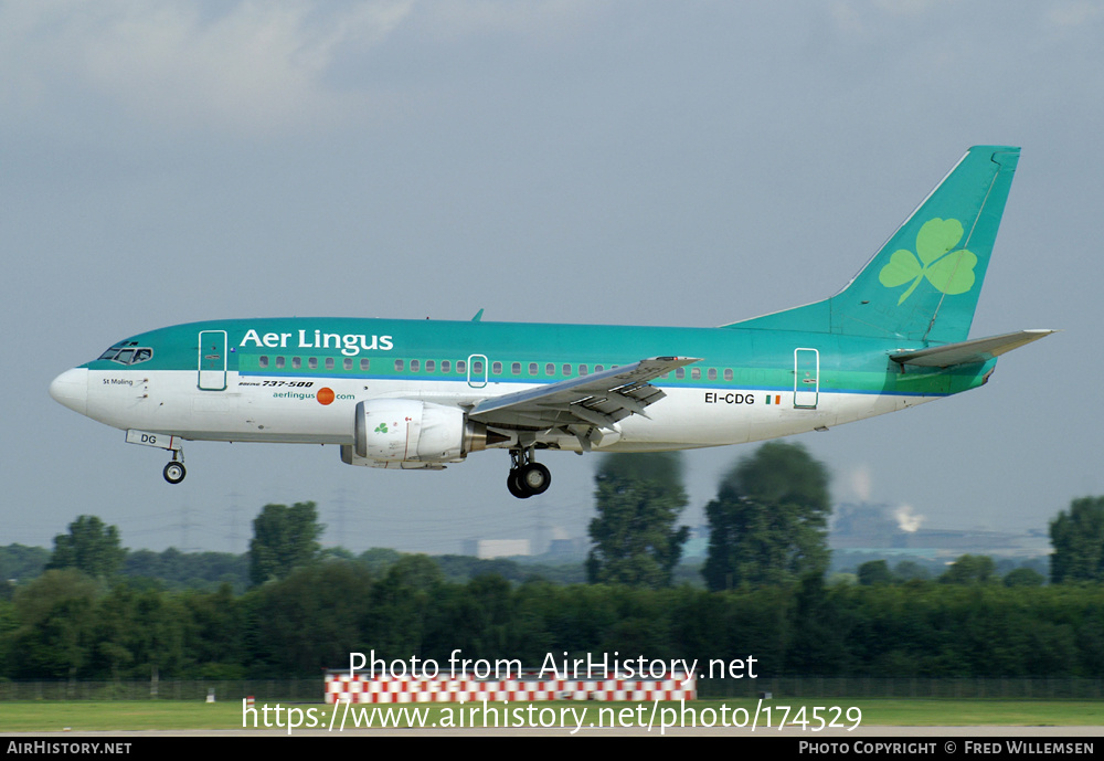 Aircraft Photo of EI-CDG | Boeing 737-548 | Aer Lingus | AirHistory.net #174529