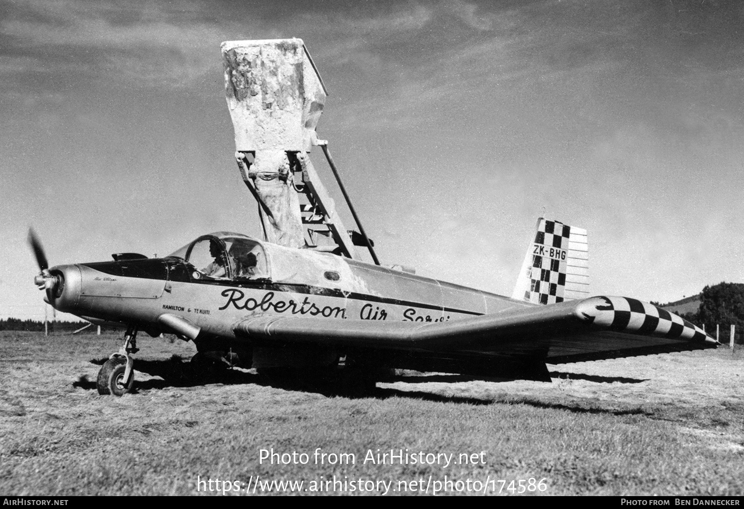 Aircraft Photo of ZK-BHG | Fletcher FU-24 | Robertson Air Service | AirHistory.net #174586