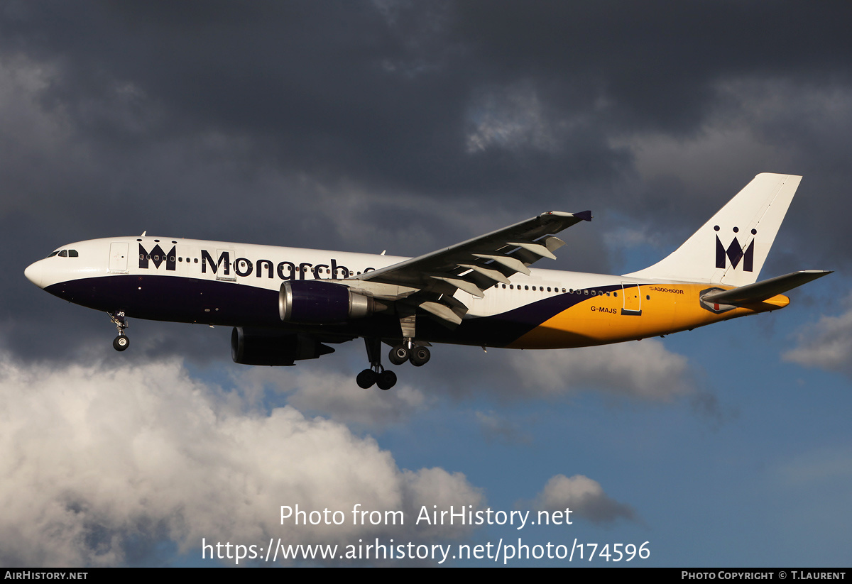 Aircraft Photo of G-MAJS | Airbus A300B4-605R | Monarch Airlines | AirHistory.net #174596