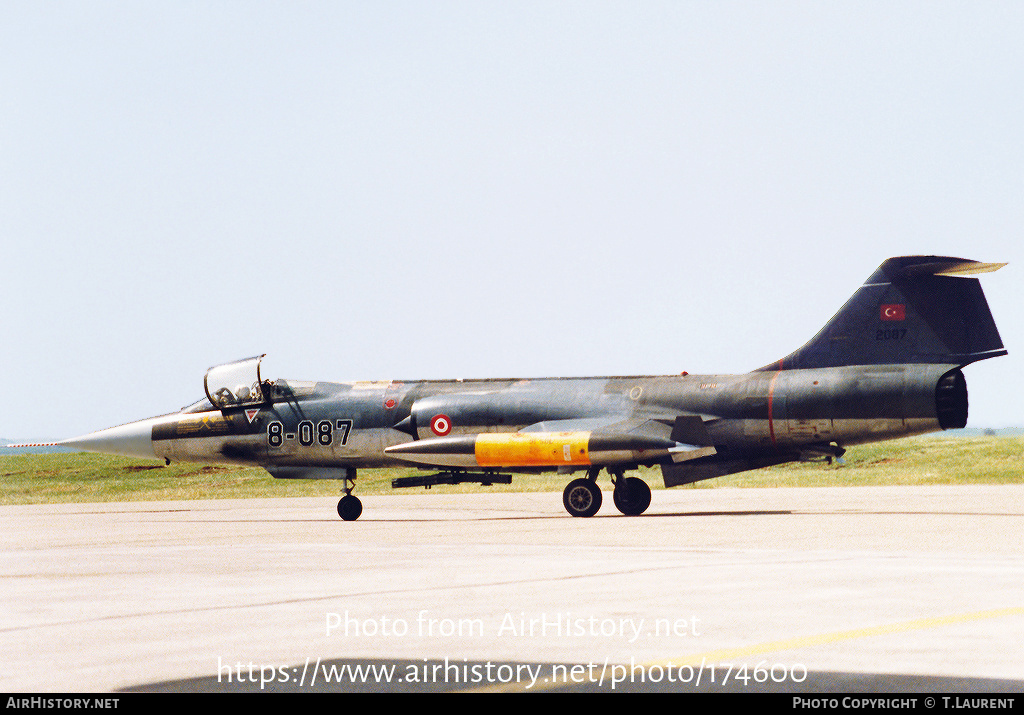 Aircraft Photo of 2087 | Lockheed F-104G Starfighter | Turkey - Air Force | AirHistory.net #174600