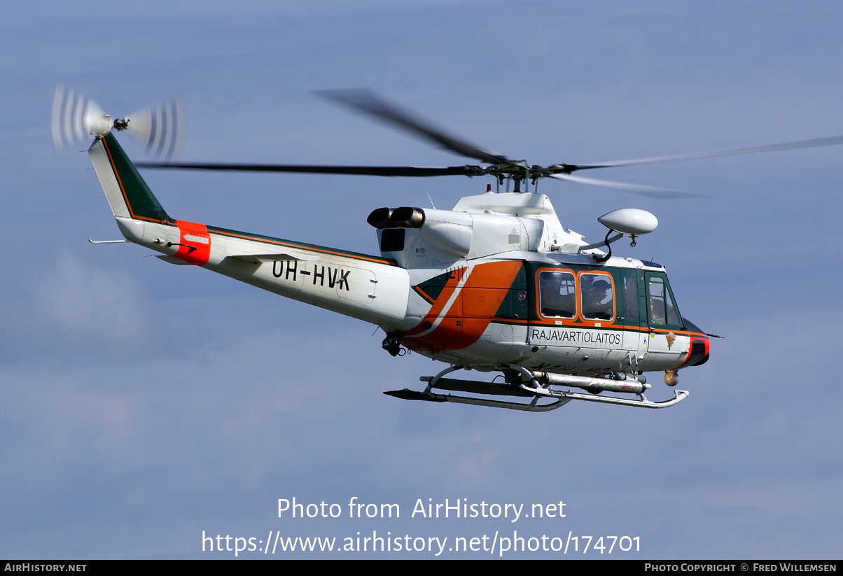 Aircraft Photo of OH-HVK | Bell 412EP | Rajavartiolaitos - Finnish Border Guard | AirHistory.net #174701