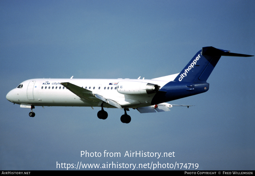 Aircraft Photo of PH-KZH | Fokker 70 (F28-0070) | KLM Cityhopper | AirHistory.net #174719