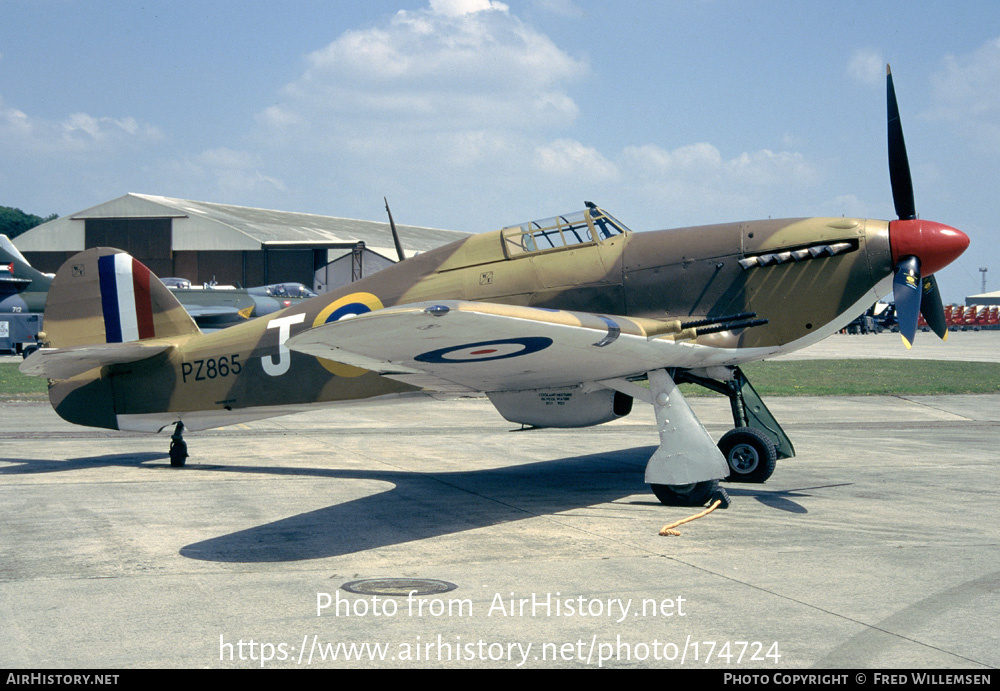 Aircraft Photo of PZ865 | Hawker Hurricane Mk2C | UK - Air Force | AirHistory.net #174724