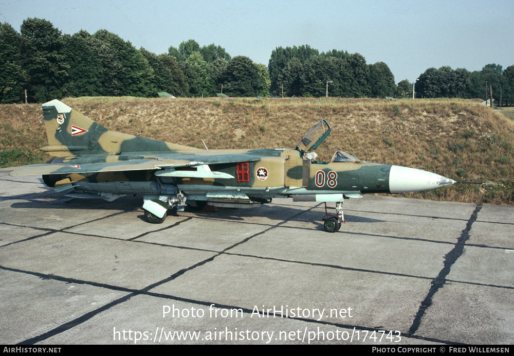 Aircraft Photo Of 08 Mikoyan Gurevich Mig 23mf Hungary Air Force