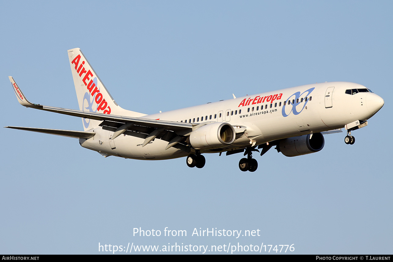 Aircraft Photo of EC-HZS | Boeing 737-86Q | Air Europa | AirHistory.net #174776