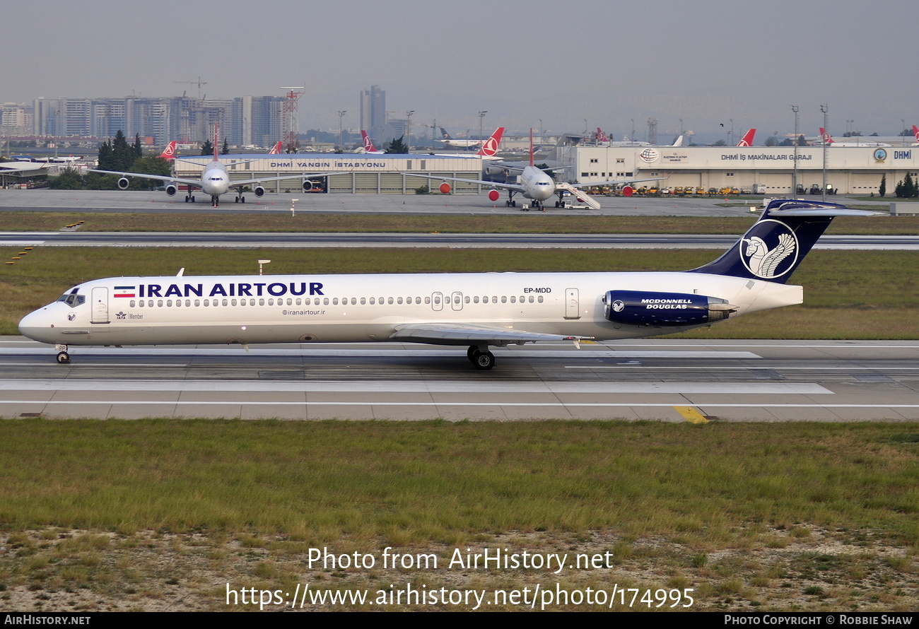 Aircraft Photo of EP-MDD | McDonnell Douglas MD-82 (DC-9-82) | Iran AirTour Airlines | AirHistory.net #174995