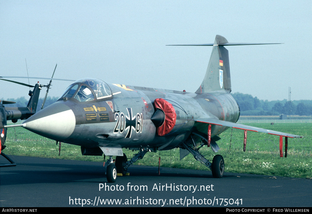 Aircraft Photo of 2061 | Lockheed F-104G Starfighter | Germany - Air Force | AirHistory.net #175041