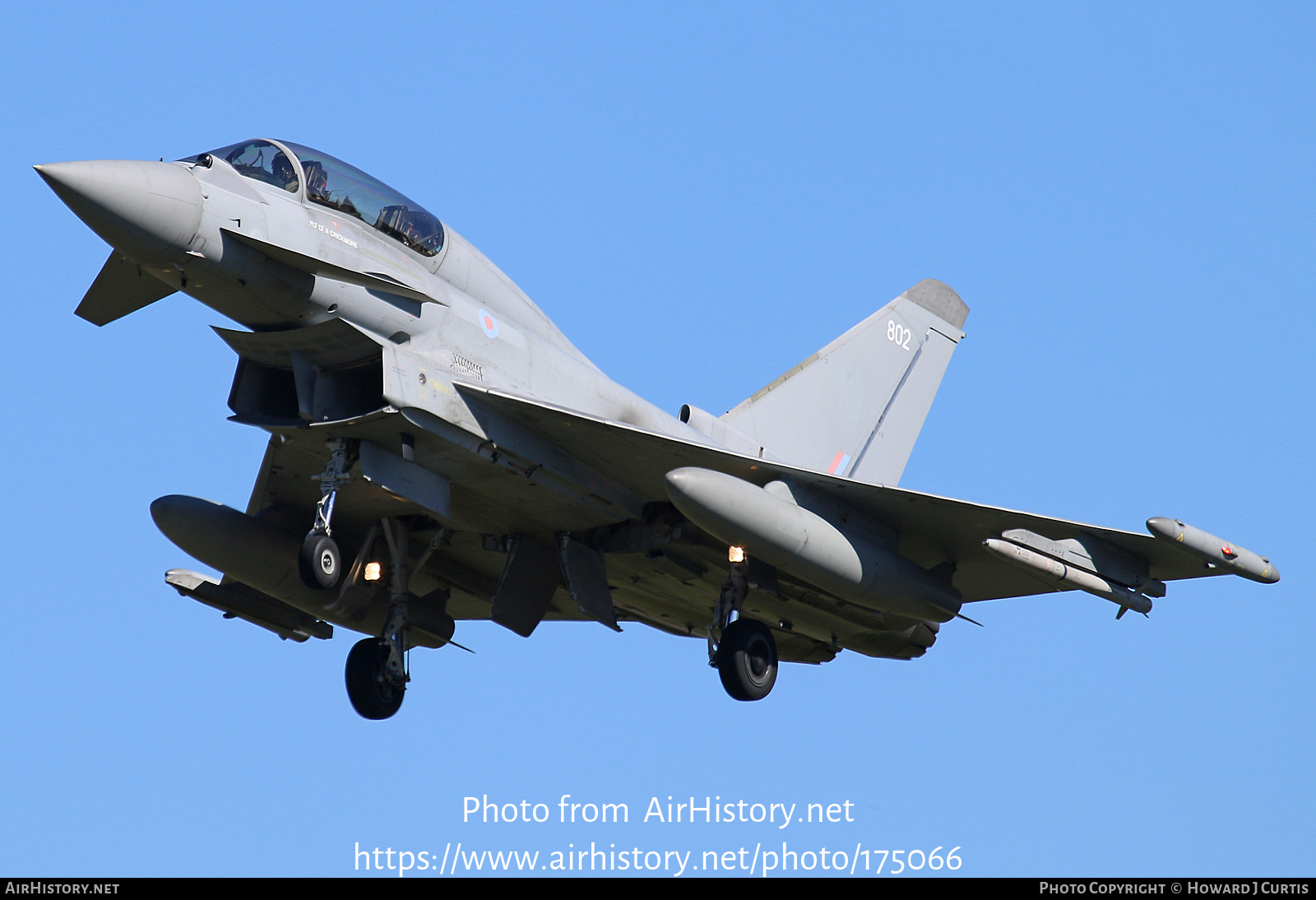 Aircraft Photo of ZJ802 | Eurofighter EF-2000 Typhoon T3 | UK - Air Force | AirHistory.net #175066