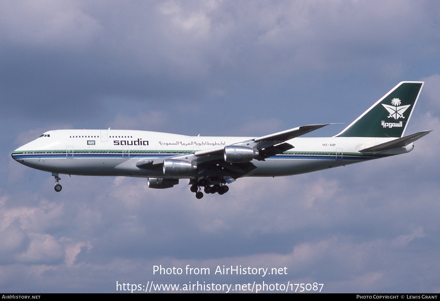 Aircraft Photo of HZ-AIP | Boeing 747-368 | Saudia - Saudi Arabian Airlines | AirHistory.net #175087