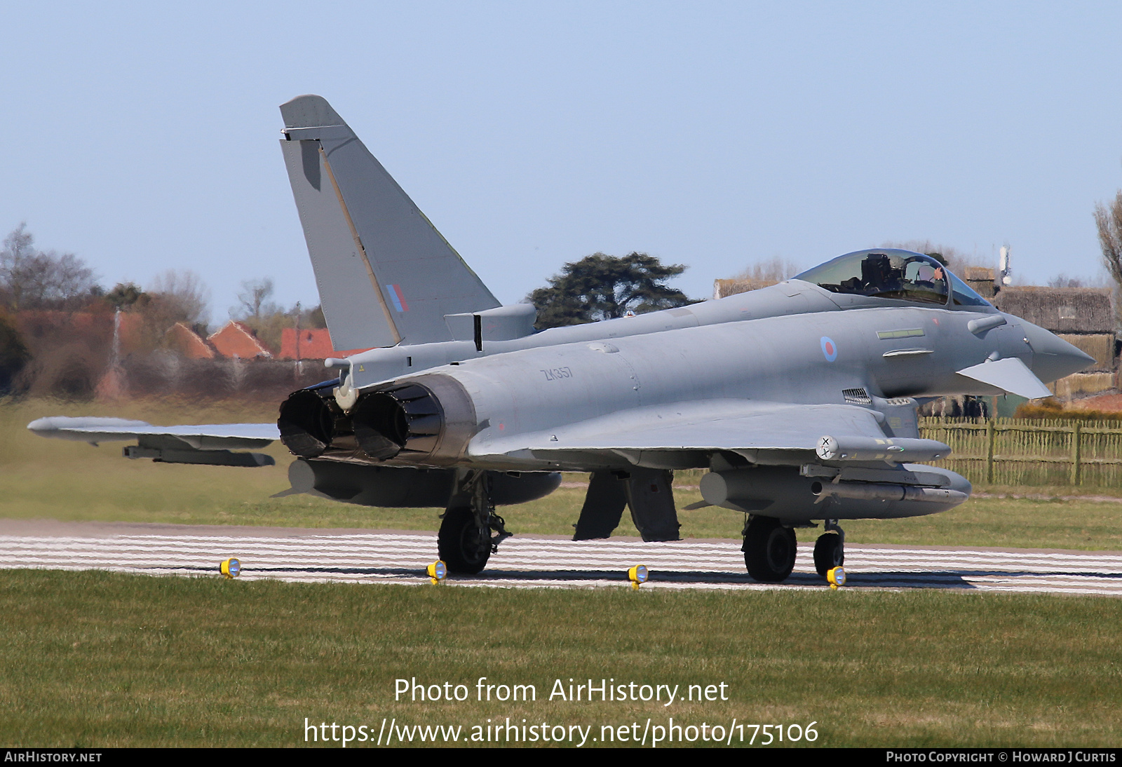 Aircraft Photo of ZK357 | Eurofighter EF-2000 Typhoon FGR4 | UK - Air Force | AirHistory.net #175106