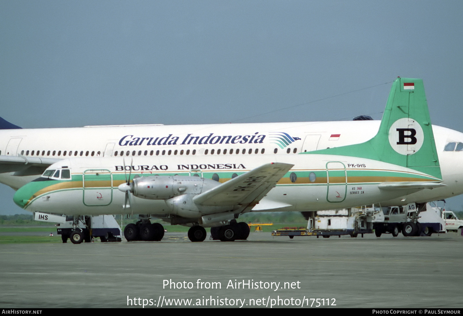 Aircraft Photo of PK-IHS | Hawker Siddeley HS-748 Srs2A/234 | Bouraq Indonesia Airlines | AirHistory.net #175112