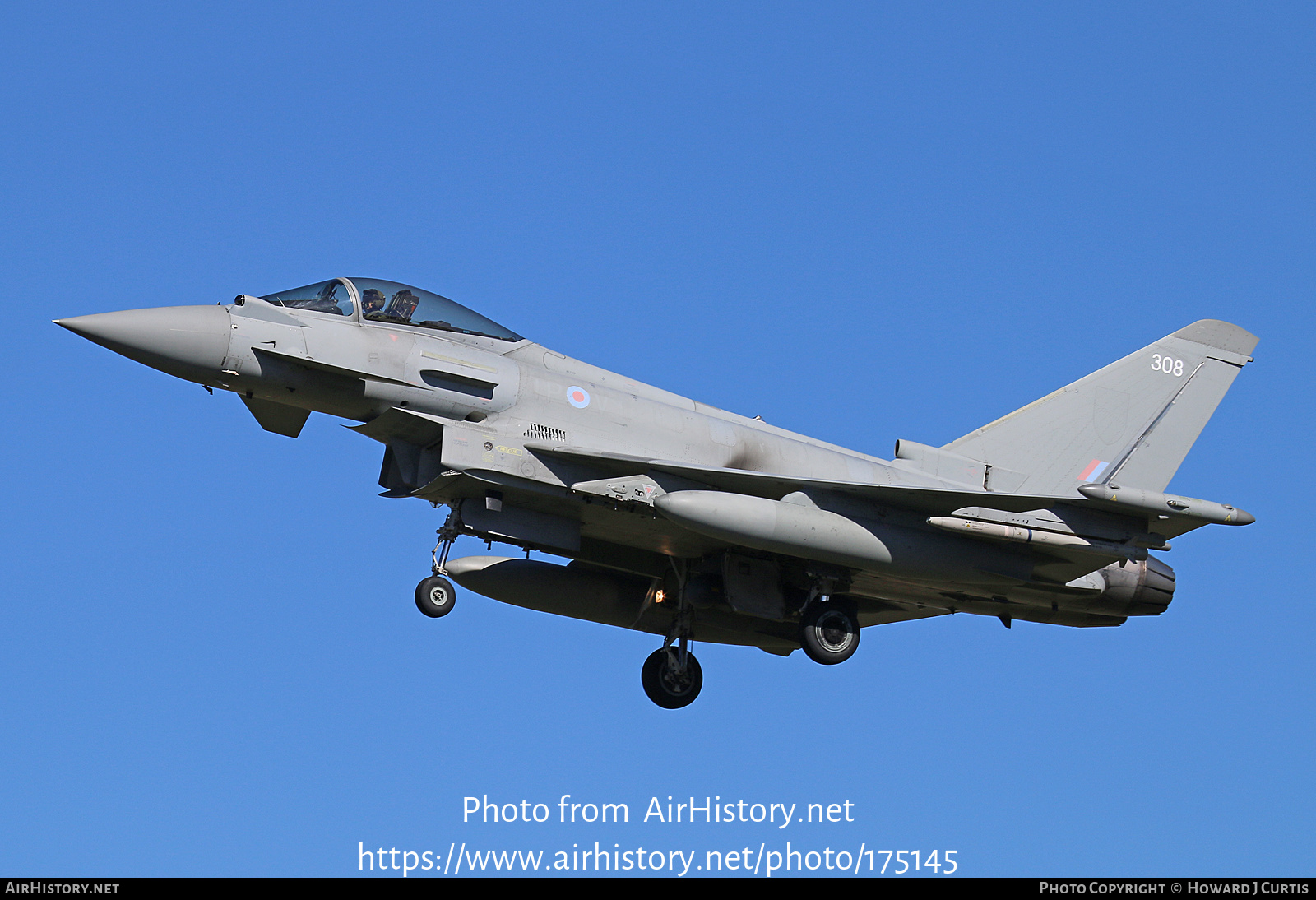 Aircraft Photo of ZK308 | Eurofighter EF-2000 Typhoon FGR4 | UK - Air Force | AirHistory.net #175145