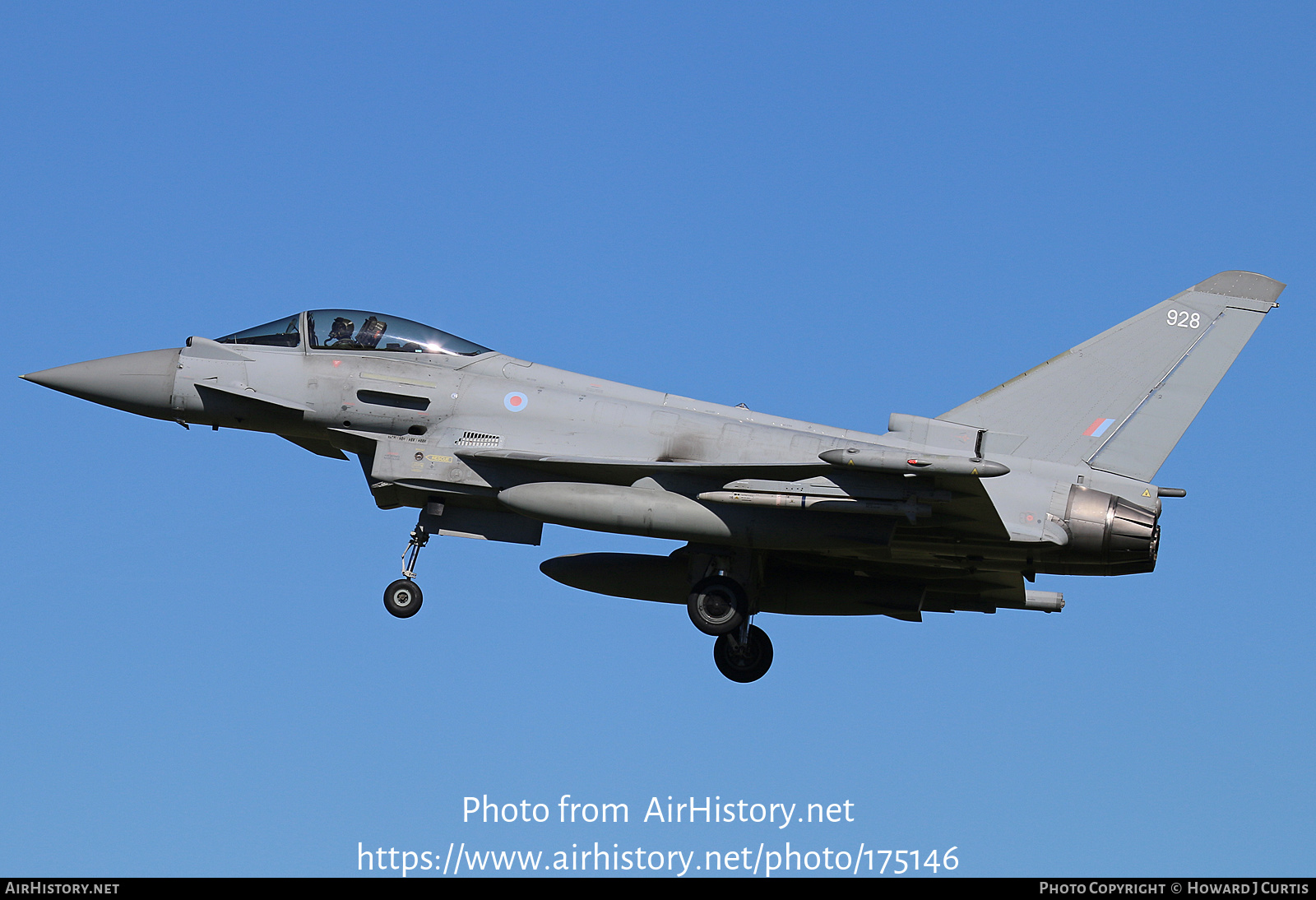 Aircraft Photo of ZJ928 | Eurofighter EF-2000 Typhoon FGR4 | UK - Air Force | AirHistory.net #175146