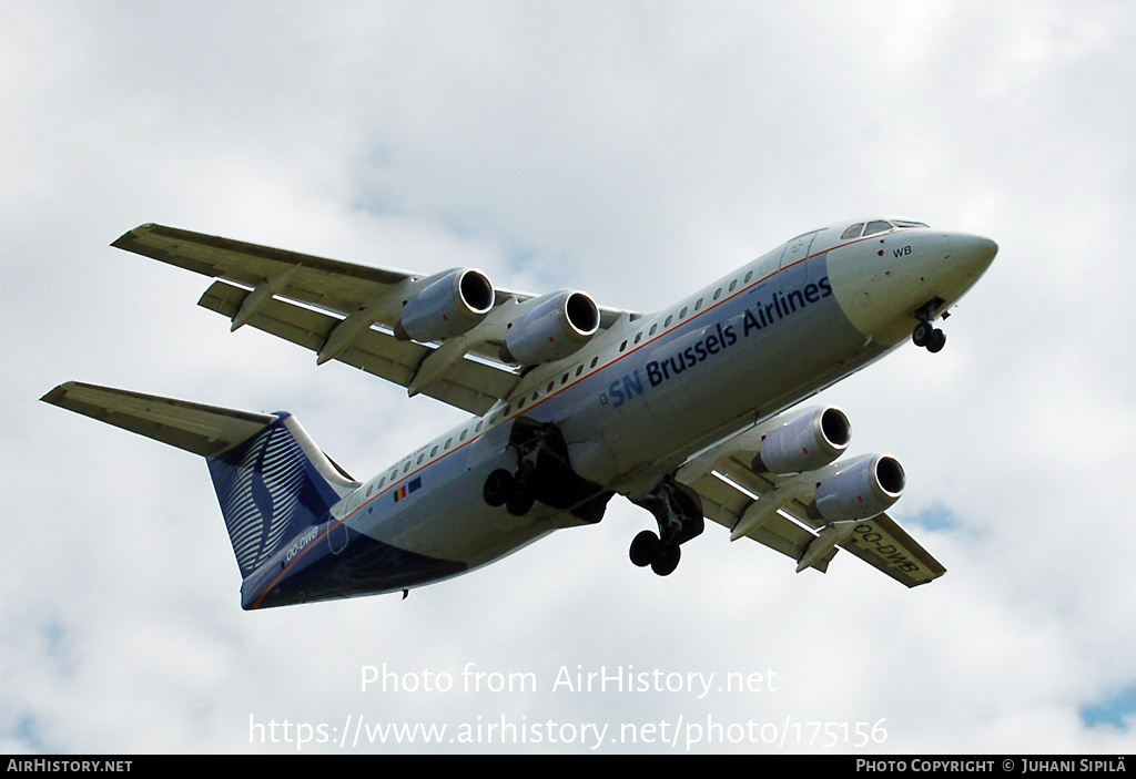 Aircraft Photo of OO-DWB | British Aerospace Avro 146-RJ100 | SN Brussels Airlines | AirHistory.net #175156