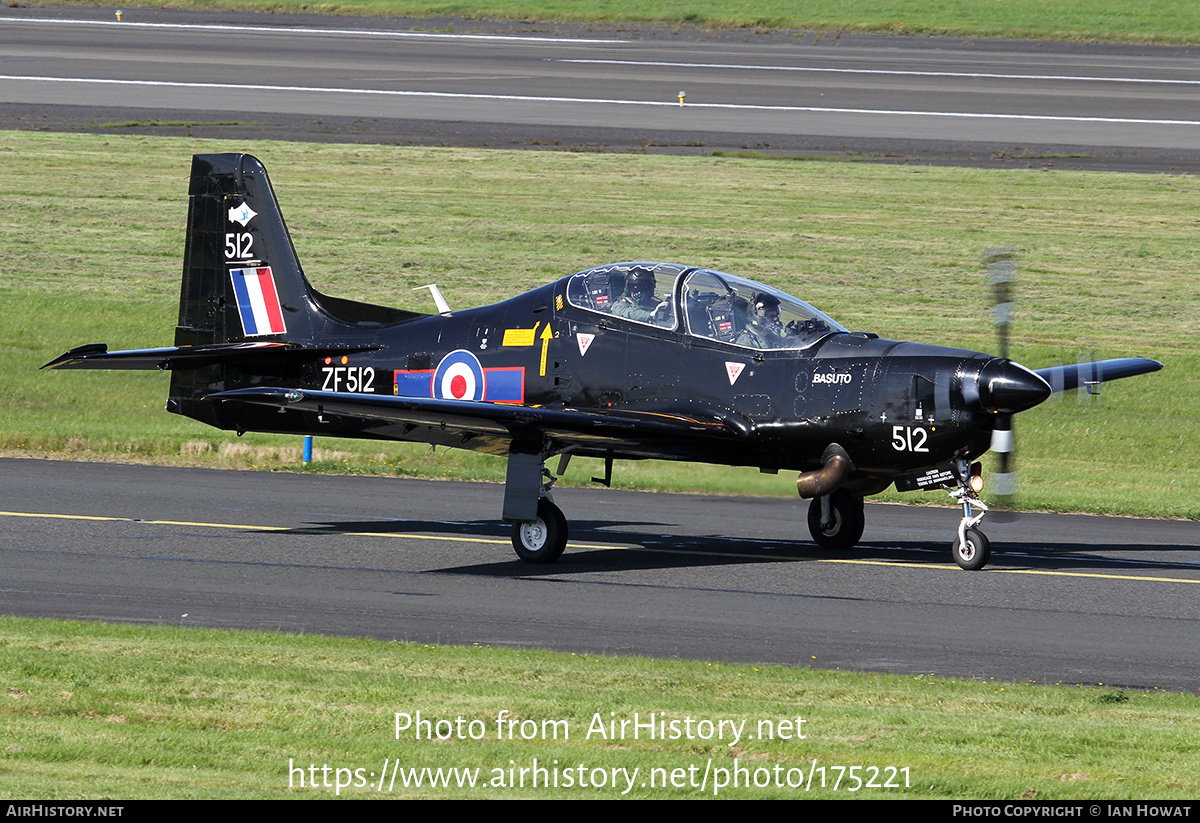 Aircraft Photo of ZF512 | Short S-312 Tucano T1 | UK - Air Force | AirHistory.net #175221