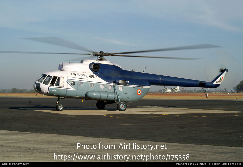 Aircraft Photo of Z2837 | Mil Mi-8T | India - Air Force | AirHistory.net #175358