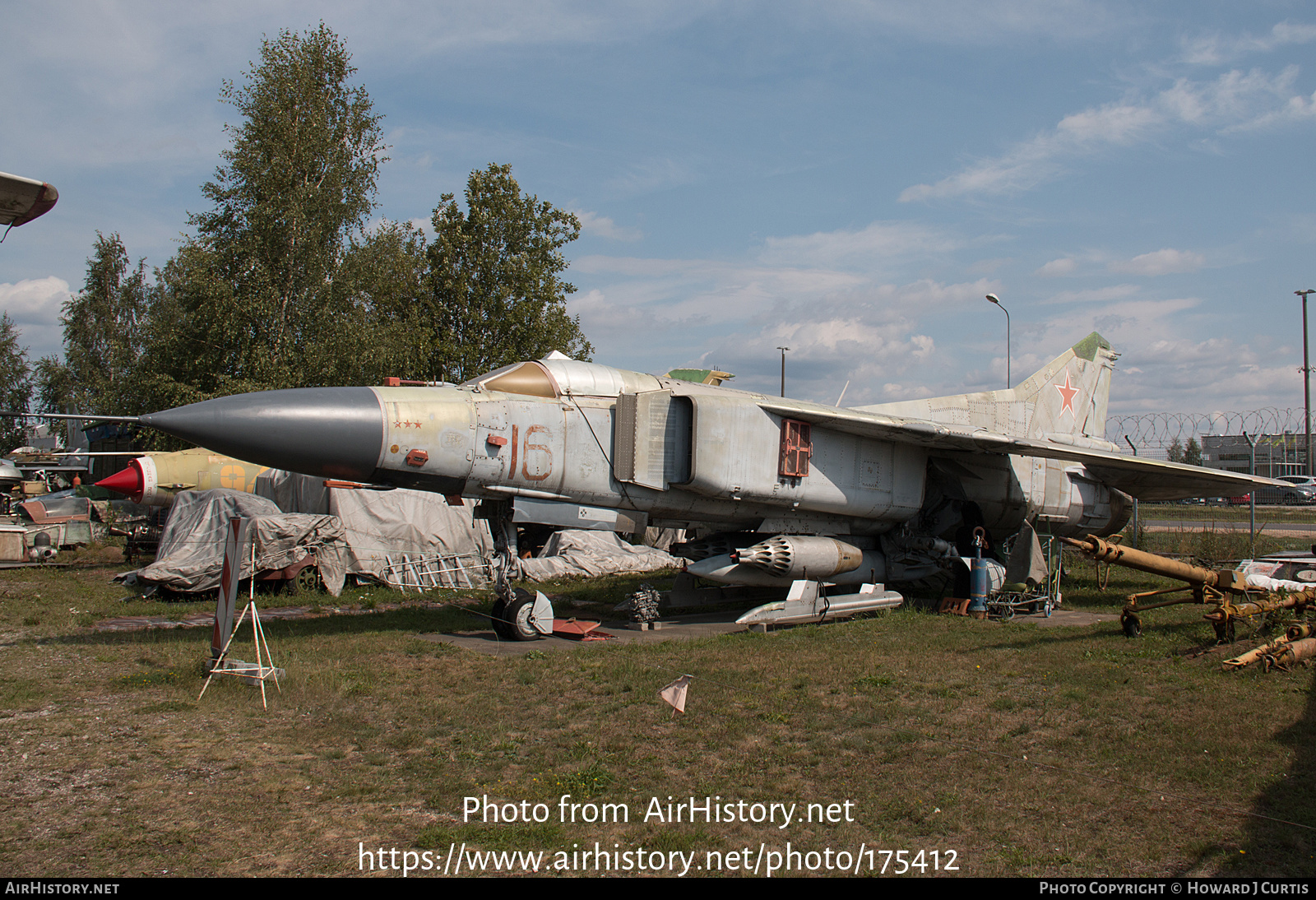 Aircraft Photo of 16 red | Mikoyan-Gurevich MiG-23MF | Russia - Air Force | AirHistory.net #175412