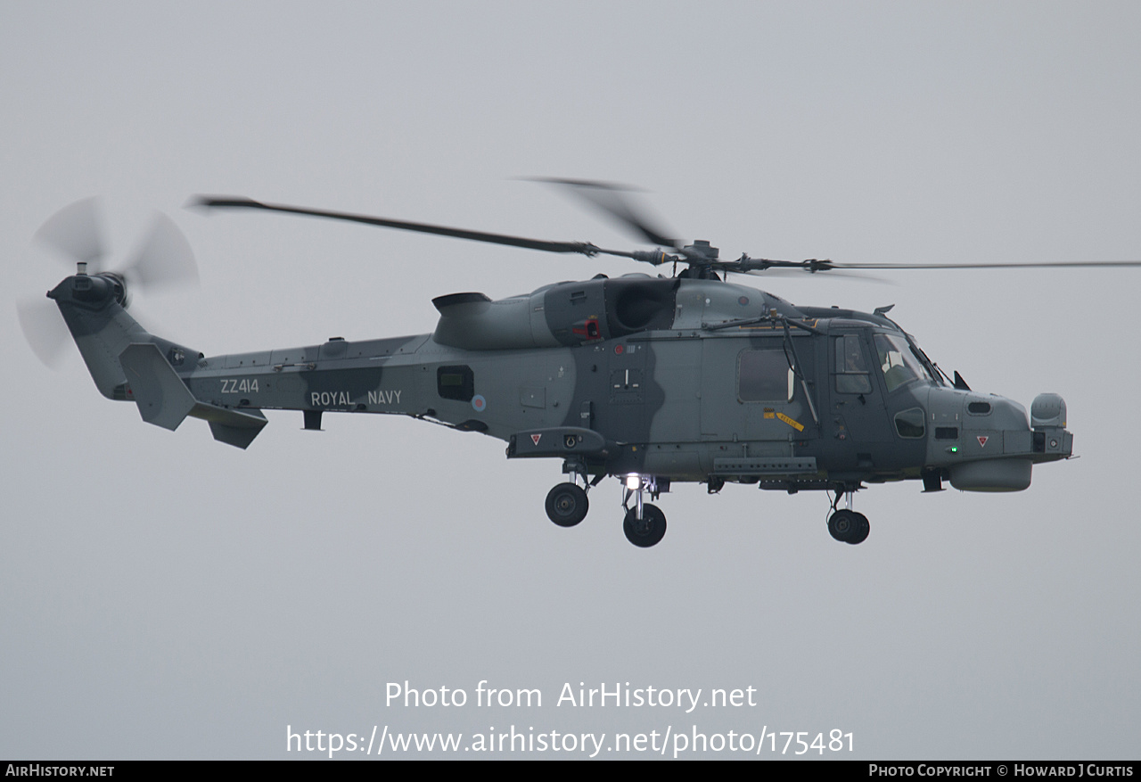 Aircraft Photo of ZZ414 | AgustaWestland AW-159 Wildcat HMA2 | UK - Navy | AirHistory.net #175481