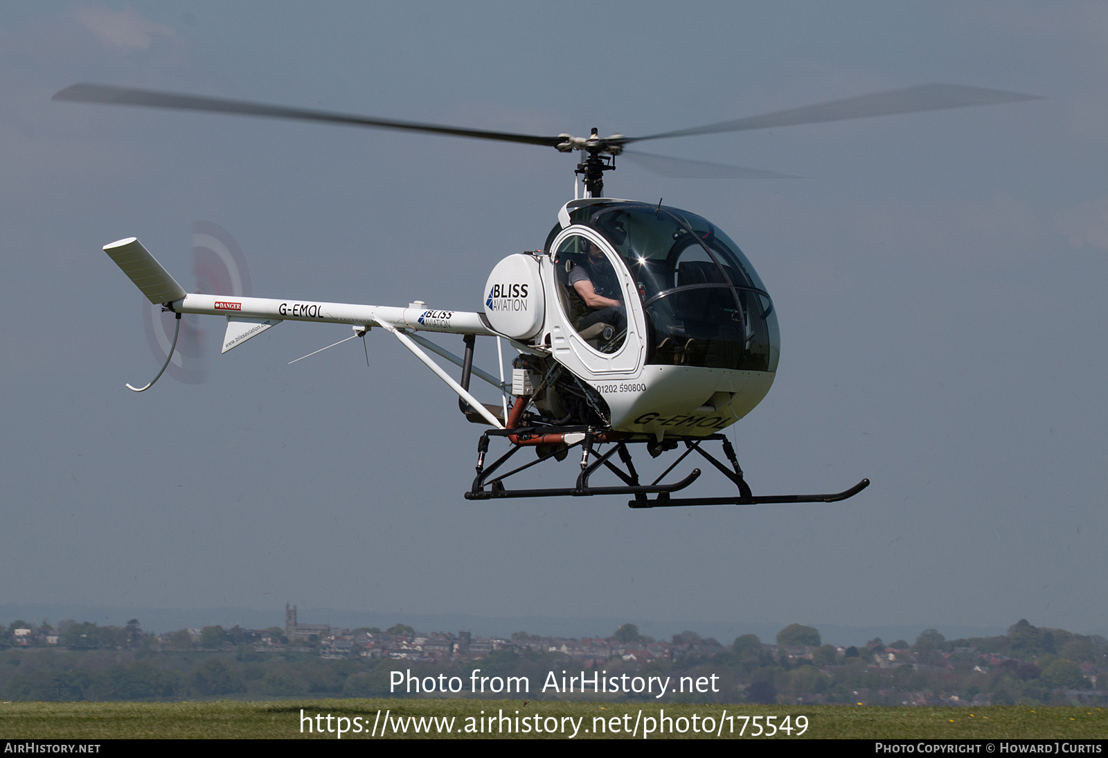 Aircraft Photo of G-EMOL | Schweizer 269C-1 (300CB) | Bliss Aviation | AirHistory.net #175549