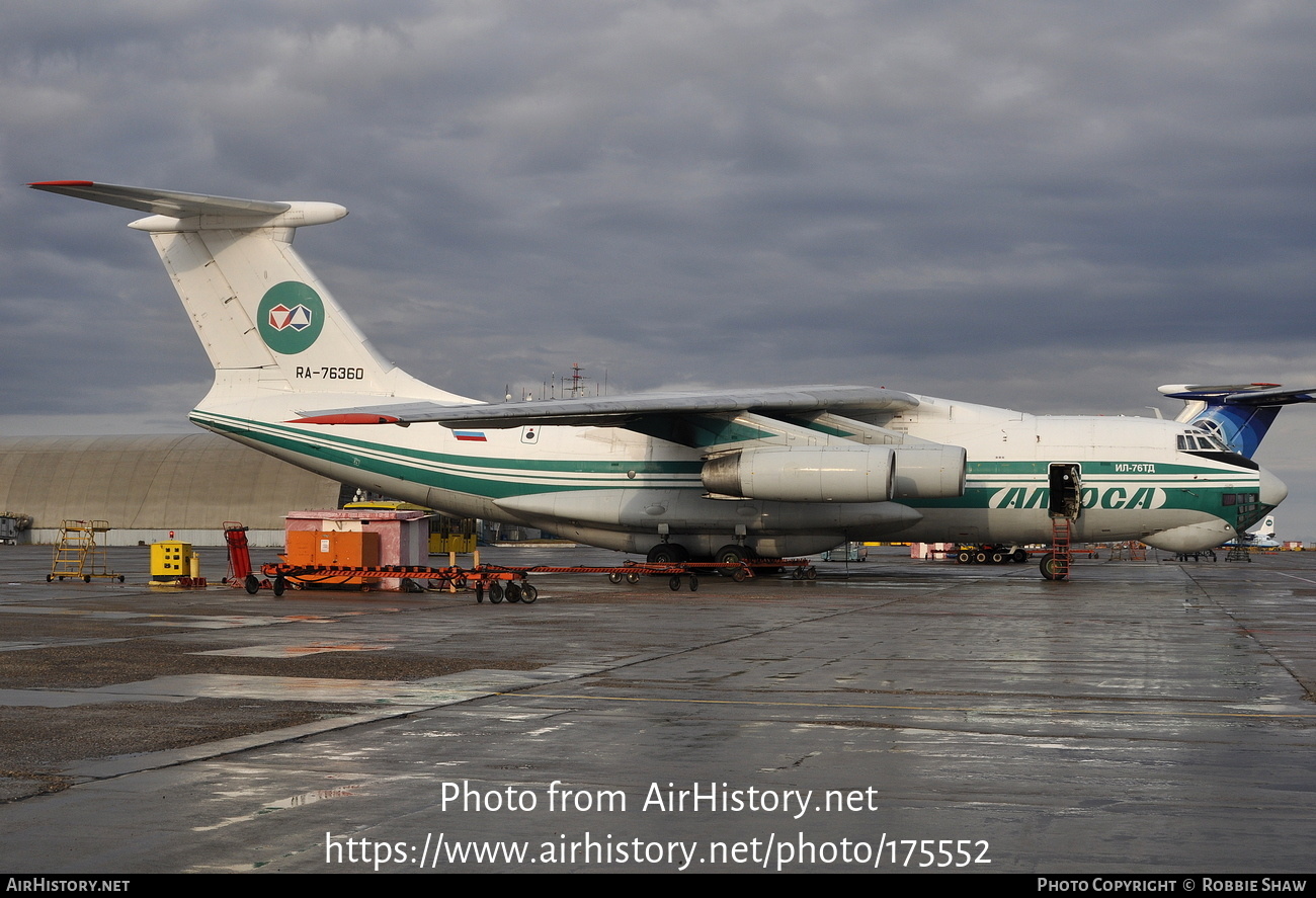 Aircraft Photo of RA-76360 | Ilyushin Il-76TD | Alrosa Air Enterprise | AirHistory.net #175552