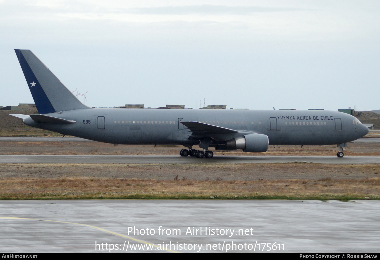 Aircraft Photo of 985 | Boeing 767-3Y0/ER | Chile - Air Force | AirHistory.net #175611