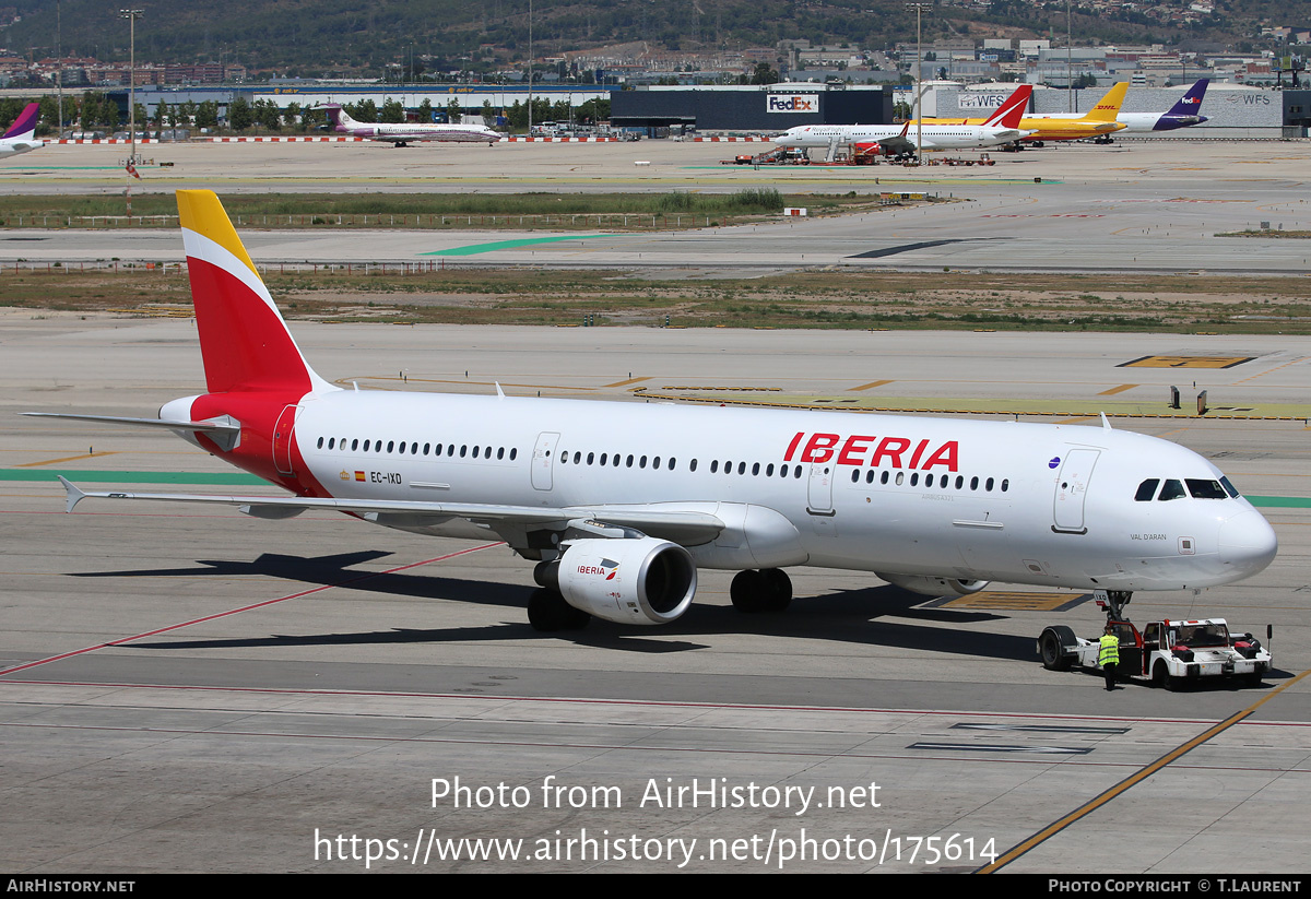 Aircraft Photo of EC-IXD | Airbus A321-211 | Iberia | AirHistory.net #175614